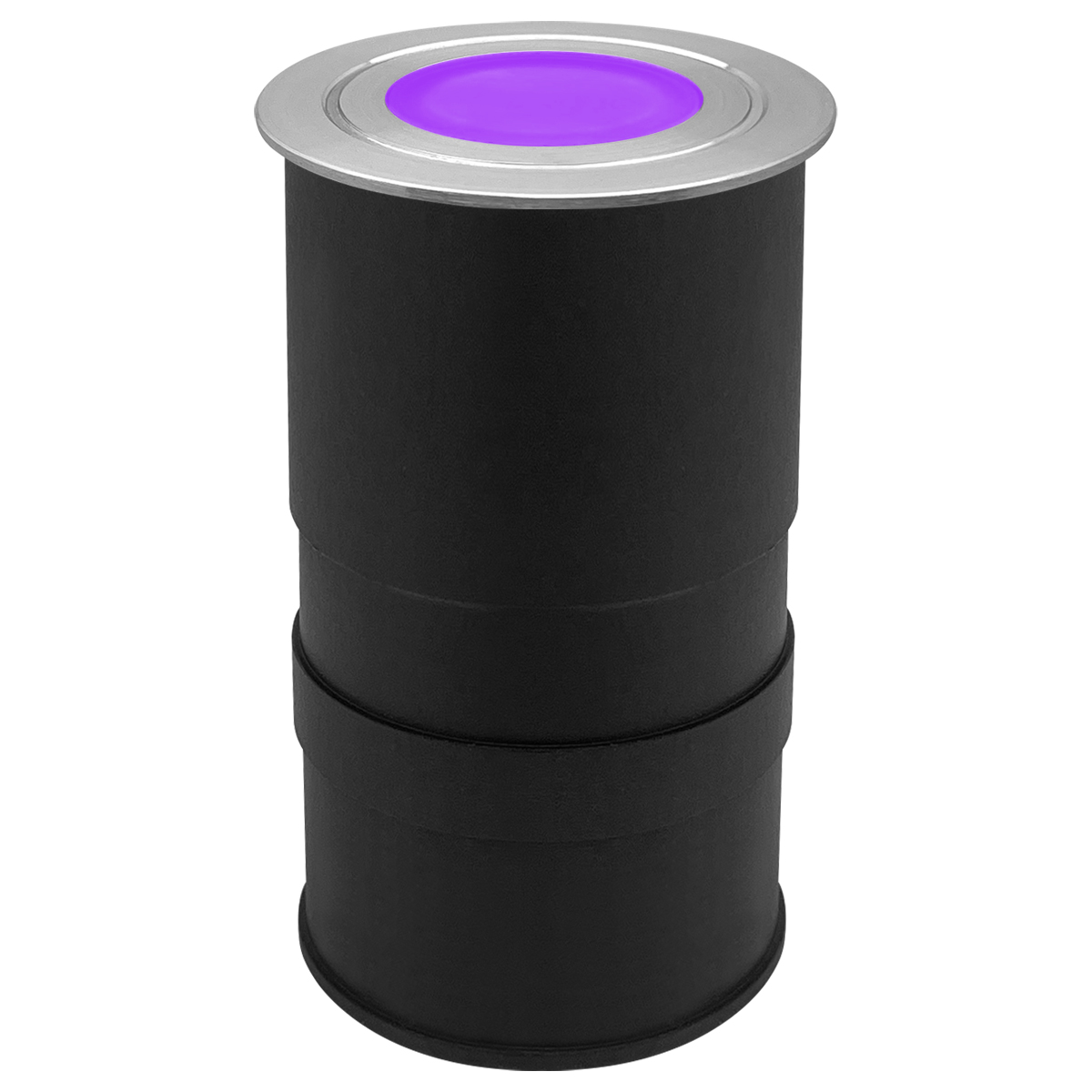 1.5W LED Ground Light Brushed Chrome IP67 Purple GL17P