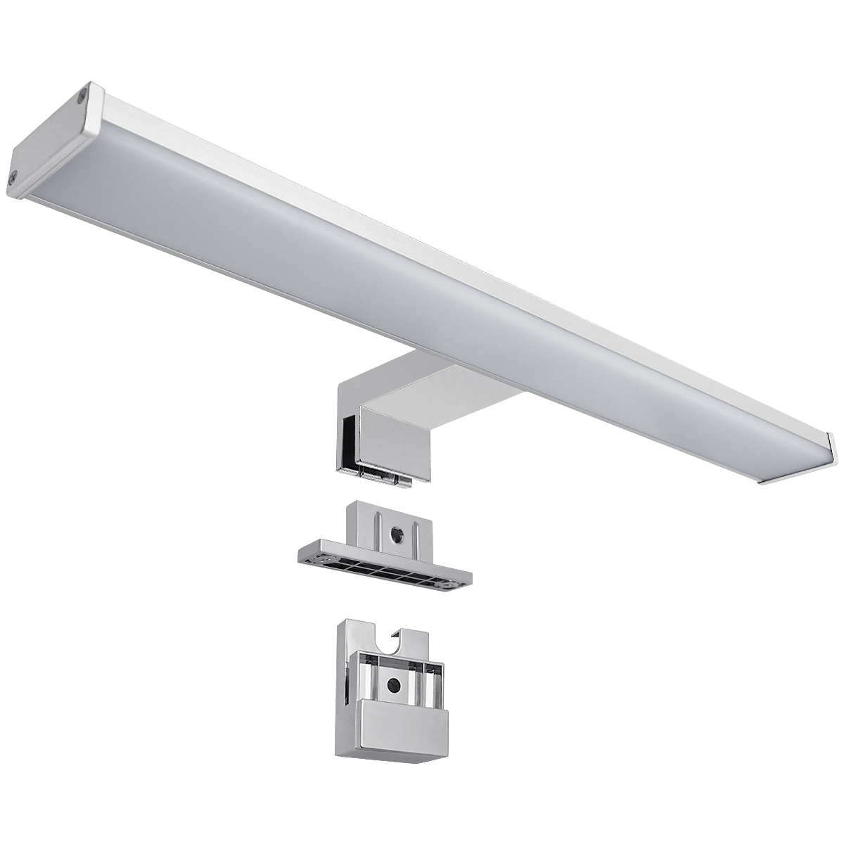 8W LED Mirror Light 3 Mounting Option Cool White 6500k IP44 Wall Light ML27